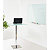 Bi-Office Tableau blanc verre trempé - Surface magnétique - L.150 x H.120 cm - 3