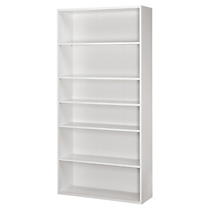 Bibliothèque Libri 2 - Blanc - H.200 x L. 94 cm Bibliothèque Libri 2 - Blanc - H.200 x L. 94 cm