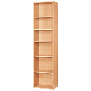 Bibliothèque Libri 2 - Hêtre - H.200 x L. 49 cm Bibliothèque Libri 2 - Hêtre - H.200 x L. 49 cm