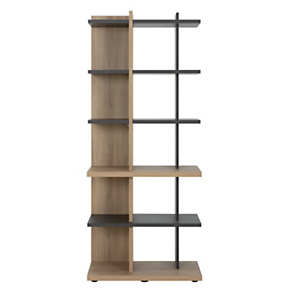 Bibliothèque Osiris - L.80 x P.45 x H.189 cm - Chêne Bocage