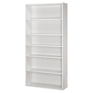 Bibliothèque Libri 2 - Blanc - H.200 x L. 94 cm Bibliothèque Libri 2 - Blanc - H.200 x L. 94 cm
