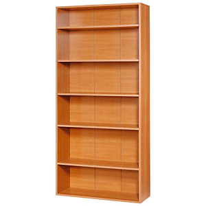 Bibliothèque Libri 2 - Merisier - H.200 x L. 94 cm Bibliothèque Libri 2 - Merisier - H.200 x L. 94 cm