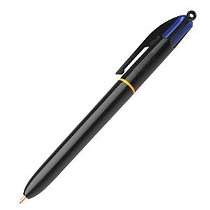 BIC® 4 Colours Bolígrafo para mostrador, punta mediana de 1 mm, cuerpo negro, tinta azul BIC® 4 Colours Bolígrafo para mostrador, punta mediana de 1 mm, cuerpo negro, tinta azul