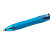 BIC® 4 Colours Grip Bolígrafo 4 colores retráctil de punta de bola, punta mediana, cuerpo azul con grip de goma, colores de tinta variados: Negro, azul, verde, rojo - 2