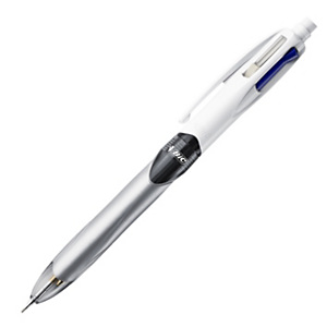 BIC® 4 Colours™ Penna multifunzione, Punta di una penna a sfera da 1 mm e Mina HB 0,7 mm, Inchiostro in colori assortiti nero, blu, rosso BIC® 4 Colours™ Penna multifunzione, Punta di una penna a sfera da 1 mm e Mina HB 0,7 mm, Inchiostro in colori assortiti nero, blu, rosso
