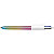 BIC® 4 couleurs Gradient Stylo bille rétractable pointe moyenne 1 mm - Corps irisé assorti - 1