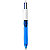 BIC® 4 couleurs Grip Stylo bille rétractable pointe moyenne 1 mm corps Bleu - 1
