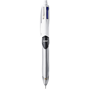 BIC 4 couleurs Multifonction 3+1HB Stylo bille rétractable pointe moyenne 1 mm + porte-mine BIC 4 couleurs Multifonction 3+1HB Stylo bille rétractable pointe moyenne 1 mm + porte-mine