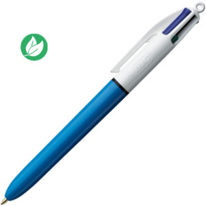 BIC stylo bille rétractable 4 couleurs Original corps bleu - JPG