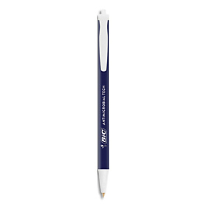 BIC Antimicrobial Tech Stylos-Bille Rétractables Antimicrobiens Pointe Moyenne (1,0 mm) - Bleu BIC Antimicrobial Tech Stylos-Bille Rétractables Antimicrobiens Pointe Moyenne (1,0 mm) - Bleu