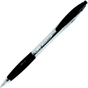 BIC® Atlantis Classic Stylo bille rétractable avec grip pointe moyenne 1 mm noir BIC® Atlantis Classic Stylo bille rétractable avec grip pointe moyenne 1 mm noir