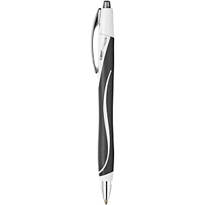 BiC Atlantis Reaction Penna a sfera a scatto, Punta 1 mm, Fusto nero con grip, Inchiostro nero (confezione 12 pezzi) BiC Atlantis Reaction Penna a sfera a scatto, Punta 1 mm, Fusto nero con grip, Inchiostro nero (confezione 12 pezzi)