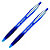BIC® Atlantis Soft Stylo bille rétractable avec grip pointe moyenne 1 mm bleu (lot de 2) - 1