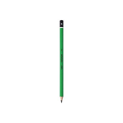 BIC Crayon papier CRITERIUM 550, mine 2B, corps vert hexagonal - Lot de 12 - 1