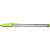 BIC® Cristal Fun Bolígrafo de punta de bola, punta ancha de 1,6 mm, cuerpo de plástico translúcido, tinta verde lima - 4