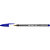 BIC® Cristal Large Bolígrafo de punta de bola, punta ancha de 1,6 mm, cuerpo de plástico translúcido, tinta azul - 1