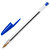BIC® Cristal Original Bolígrafo de punta de bola, punta mediana de 1 mm, cuerpo translúcido, tinta azul - 1
