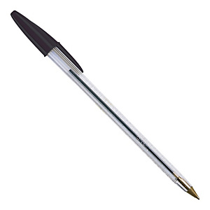 BIC Cristal Original - Stylo bille à capuchon pointe moyenne 1 mm Noir BIC Cristal Original - Stylo bille à capuchon pointe moyenne 1 mm Noir