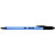 BIC® Cristal Soft Bolígrafo de punta de bola, punta mediana, cuerpo azul, tinta negra - 2
