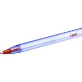 BiC Cristal Soft Bolígrafo de punta de bola, punta de 1,2 mm, cuerpo azul claro transparente, tinta verde BiC Cristal Soft Bolígrafo de punta de bola, punta de 1,2 mm, cuerpo azul claro transparente, tinta verde