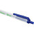 BIC® Ecolutions™ Clic Stic™ Bolígrafo de punta de bola retráctil, punta mediana de 1 mm, cuerpo translúcido, tinta azul - 3