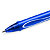 BIC® Gel-ocity Quick Dry Penna a sfera a scatto, Punta media 0,7 mm, Fusto con grip in gomma, Inchiostro gel blu (confezione 12 pezzi) - 4