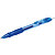 BIC® Gelocity Bolígrafo retráctil de gel, punta mediana de 0,7 mm, cuerpo translúcido con grip, tinta azul - 2