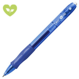 BIC® Gelocity Penna gel a scatto, Punta media da 0,7 mm, Fusto traslucido con grip, Inchiostro blu (confezione 12 pezzi) BIC® Gelocity Penna gel a scatto, Punta media da 0,7 mm, Fusto traslucido con grip, Inchiostro blu (confezione 12 pezzi)