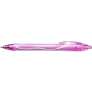 BIC® Gelocity Quick Dry Bolígrafo retráctil de gel, punta fina de 0,7 mm, cuerpo rosa con grip, tinta rosa BIC® Gelocity Quick Dry Bolígrafo retráctil de gel, punta fina de 0,7 mm, cuerpo rosa con grip, tinta rosa