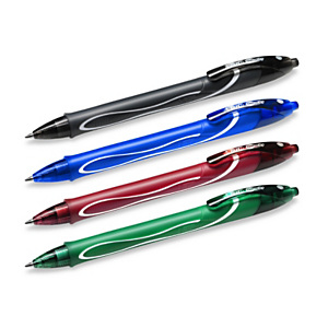 BiC Gelocity Quick Dry Bolígrafo retráctil de gel, punta fina de 0,7 mm, cuerpo verde con grip, tinta verde BiC Gelocity Quick Dry Bolígrafo retráctil de gel, punta fina de 0,7 mm, cuerpo verde con grip, tinta verde