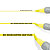 BIC® Highlighter Flex Marcador fluorescente, punta de pincel de 1-4,3 mm, Amarillo - 3