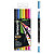 BIC® Intensity Rotuladores de colores, doble punta, rotulador 2 en 1 Punta de pincel + Punta fina, dos puntas, 6 colores vivos - 1