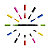 BIC® Intensity Rotuladores de colores, doble punta, rotulador 2 en 1 Punta de pincel + Punta fina, dos puntas, 6 colores vivos - 5