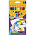 BIC KIDS Aquacouleur Crayons de Couleur Aquarellables (Effet Peinture) - Couleurs Assorties, Etui x12 - 1
