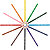 BIC® Kids Ecolutions® Evolution™ Lápices de colores, Cuerpo hexagonal, 144 lápices, Colores de minas surtidos - 4