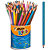 BIC KIDS Evolution Triangle ECOlutions Crayons de couleur - Assortis, Pot à Crayons de 60 - 1
