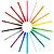 BIC® Kids Visa, Feutres de coloriage, pointe fine 0.9 mm- Pochette de 18 couleurs assorties - 2
