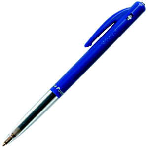 BIC® M10 Original Stylo bille rétractable pointe fine 0,8 mm bleu