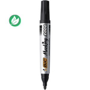 BIC Marking 2000 ECOlutions Marqueur permanent pointe ogive moyenne - Etui en carton de 4 BIC Marking 2000 ECOlutions Marqueur permanent pointe ogive moyenne - Etui en carton de 4