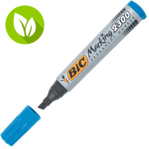 BIC® Marking 2300 Marcador permanente, punta biselada, 3,1 mm-5,3 mm, Azul