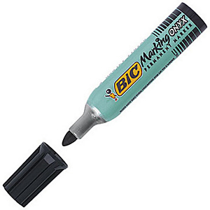 BIC® Marking Onyx 1482 - Marqueur permanent  pointe ogive trait 1.5 mm - Noir