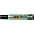 BIC® Marking Onyx 1591 - Marqueur permanent corps métal de double capacité, Pointe biseautée largeur de trait 2,7 à 6,2 mm - Noir - 2