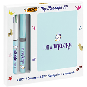 BIC My Message Kit Set Di Cancelleria I Am a Unicorn 3 pezzi BIC My Message Kit Set Di Cancelleria I Am a Unicorn 3 pezzi