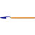 BIC® Orange Bolígrafo de punta de bola, punta fina de 0,8 mm, cuerpo naranja, tinta azul - 1