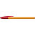 BIC® Orange™ Bolígrafo de punta de bola, punta fina de 0,8 mm, cuerpo naranja, tinta roja - 2