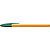 BIC® Orange Bolígrafo de punta de bola, punta fina de 0,8 mm, cuerpo naranja, tinta verde - 2