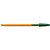BIC® Orange Bolígrafo de punta de bola, punta fina de 0,8 mm, cuerpo naranja, tinta verde - 3