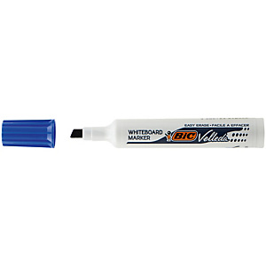 BIC Pennarello Whiteboard Marker Velleda 1791 - punta a scalpello da 3,3mm a 4,6mm - blu