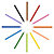 BIC® Plastidecor Ceras de colores, 12 colores - 2