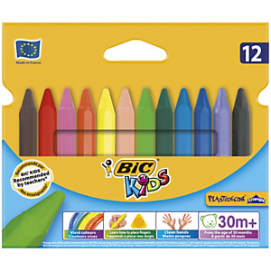 BIC® Plastidecor Peques Ceras de colores, 12 colores BIC® Plastidecor Peques Ceras de colores, 12 colores